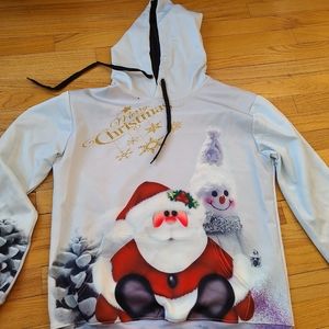 ⚠️🎅☃️  NWOT Christmas Hoodie. BEAUTIFUL Size 2X.